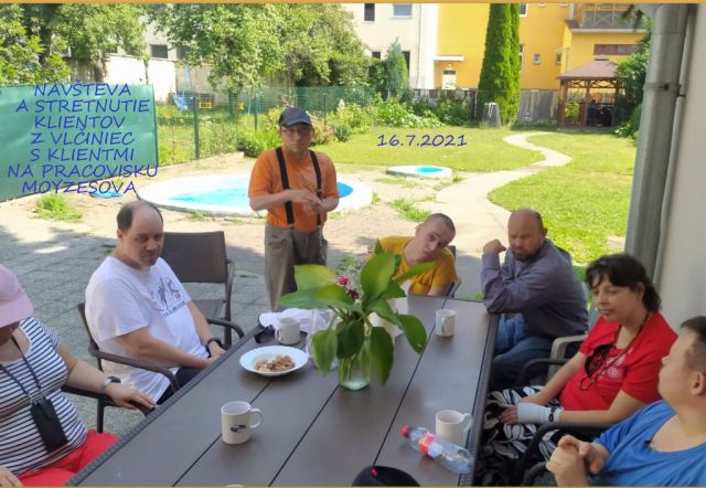 Návšteva priateľov na Oddelení Moyzesova