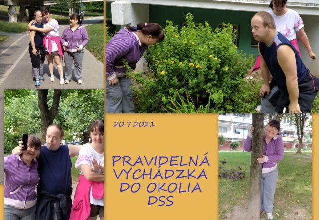 Pravidelná vychádzka do okolia DSS