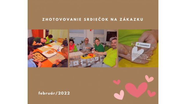 Zhotovovanie srdiečok na objednávku